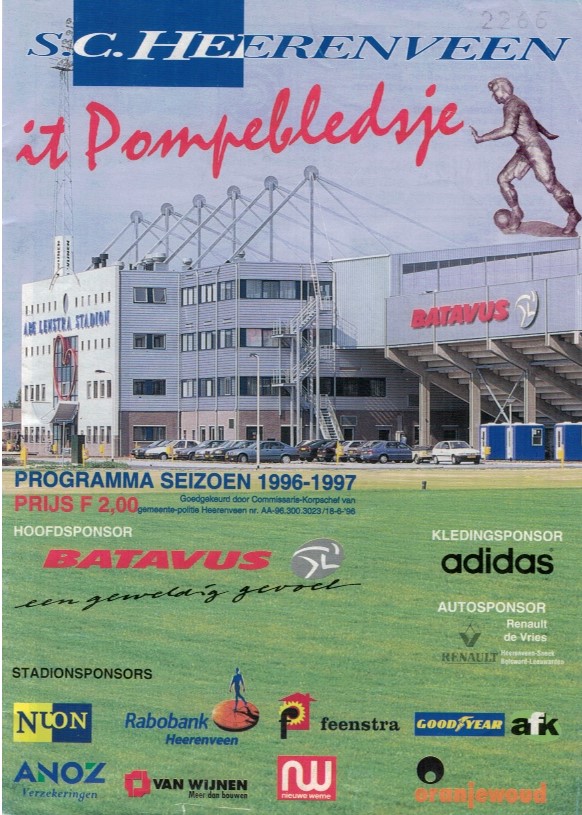 AZ Programma 15-feb-1997 Heerenveen uit